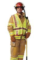 9KNN6 High Visibility Vest, Class 2, M to XL, Red