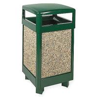 9KYX5 Waste Receptacle, Green, 29 gal