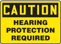 9L690 Caution Sign, 10 x 14In, BK/YEL, ENG, Text