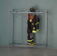 9LC87 Turnout Gear Rack, ing, 4 Compartment
