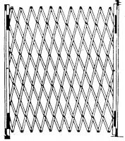 9GH27 Folding Gate, Double, 10 ft.W, 8 ft.H