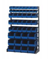 8UNC9 Single Sided Bin, 5Hx5-1/2Wx10-7/8D, Blue