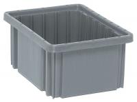 9MA20 Dividable Container, 10-7/8Lx8-1/4W, Gray