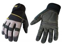 9A961 Anti-Vibration Gloves, XL, Black/Gray, PR