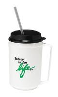 9MD09 Insulated Mug, 12 oz., Safety is for Life