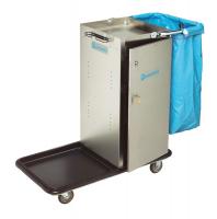 9MDN9 Housekeeping Cart, Stainless Steel