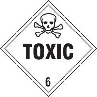 9MX76 Vehicle Placard, Toxic with Pictogram
