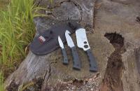 9NN26 Knife Set, Cleaver, Gut Hook, Caping, 3 Pc