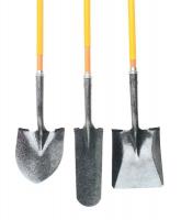 9NTC9 Round Point Shovel, 48 In.Handle, 14 ga.