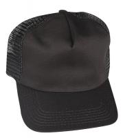 9NV26 Structured Cap, Black, Poly Cotton Twill
