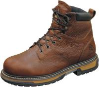 9MVE0 Work Boots, Pln, Mens, 8-1/2W, Brown, 1PR
