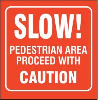 13R190 Traffic Sign, 7 x 12In, WHT/R, Text