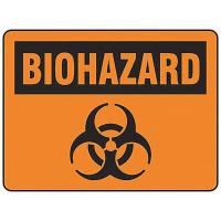 9PMG3 Biohazard Label, 3-1/2 In. H, 5 In. W, PK20