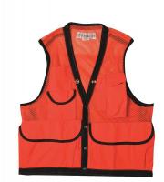 9K594 Field Vest, 3XL, Orange, Nylon
