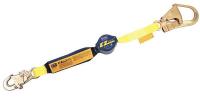 9PWR7 Tie-Back Lanyard, 1 Leg, Polyester, Yellow