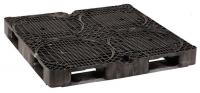 9R087 Drum Spill Cntnmnt Pallet, 4 Drum, 15k lb.