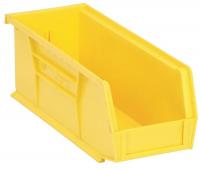 9R516 Stack/Hang Bin, 10-7/8L x 4-1/8W, Yellow