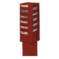 9R812 Magazine Display, 88 Compartment, Burgundy