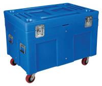 9RAL2 Poly Site Box, Blue, 15 cu. ft., 45 In.
