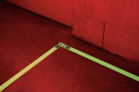 9JEH0 Floor Marking Tape, Arrow, 1In W, 30 ft. L