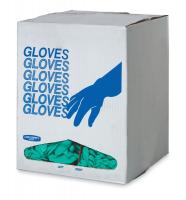 9CEX3 Disposable Gloves, Nitrile, 8, Green, PK100