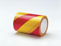 9RRC4 Hazard Marking Tape, Roll, 6In W, 54 ft. L