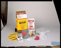 9RV52 Spill Kit, Cardboard Box Cart, 8 gal.,