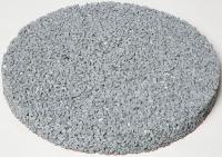 9RV96 Rubber Mulch Stepping Stone, Gray