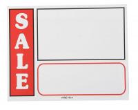 9T053 Sign Card, Sale, White, PK25