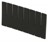 9T556 Full Height Divider, 10-7/8x8-3/8x5, Blk