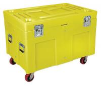 9T905 Poly Site Box, Yellow, 15 cu. ft., 45 In.