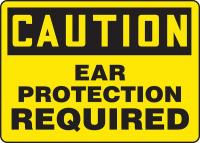 9TC19 Caution Sign, 10 x 14In, BK/YEL, PLSTC, ENG