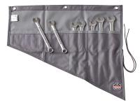 9TLP5 Wrench Roll-Up Bag, 14 Pocket, Gray
