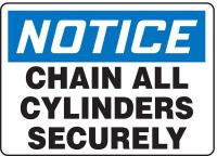 9TVH5 Notice Sign, 10 x 14In, BL and BK/WHT, ENG