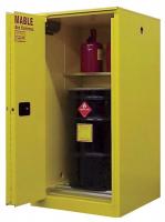 9TZM3 Flammable Cabinet, Vertical, 55 Gal., Gray