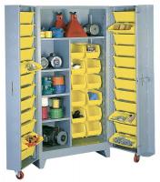9U472 Storage Cabinet, 36 Bins, 76x38x28