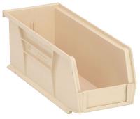 9U519 Stack &amp; Hang Bin, 10-7/8L x 4-1/8W, Beige