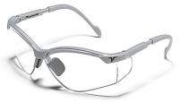 9U738 Safety Glasses, Clear, Scratch-Resistant