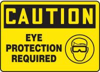 9UC94 Caution Sign, 7 x 10In, BK/YEL, PLSTC, ENG