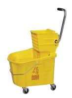 8EFM7 Mop Bucket and Wringer, 35 qt., Yellow