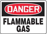 9UD98 Danger Sign, 10 x 14In, R and BK/WHT, PLSTC