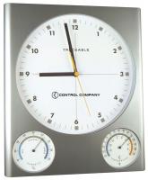9UDK0 Clock Analog Hygrometer, -34 to 116 F
