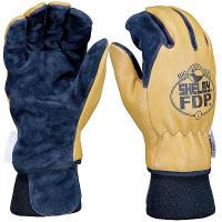 9UFV5 Firefighters Gloves, S, Pigskin Lthr, PR