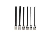 9UKL8 Socket Set, 6 Piece, 1/2 In Drive