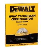 9V282 DEWALT HVAC Tech Cert Exam Guide 2nd Ed
