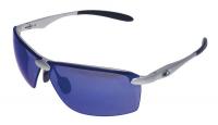 9W072 Safety Glasses, Blue Mirror, Scrtch-Rsstnt