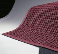 8AXE4 Entrance Mat, Poly, Maroon, 5 x 3 ft