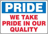9YDL6 Quality Control Sign, 10 x 14In, ENG, Text