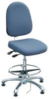 9WGU0 Deluxe ESD Chair, Light Blue, 23-33in