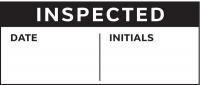 8UTG7 Quality Inspection Label, 1/2 In. H, PK350